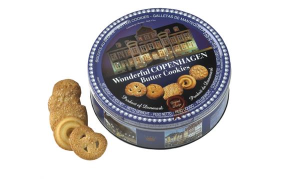 785160  30035-00 Kaker Butter Cookies 454g 26% sm&#248;r Ekte danske Butter Cookies med 26% sm&#248;r